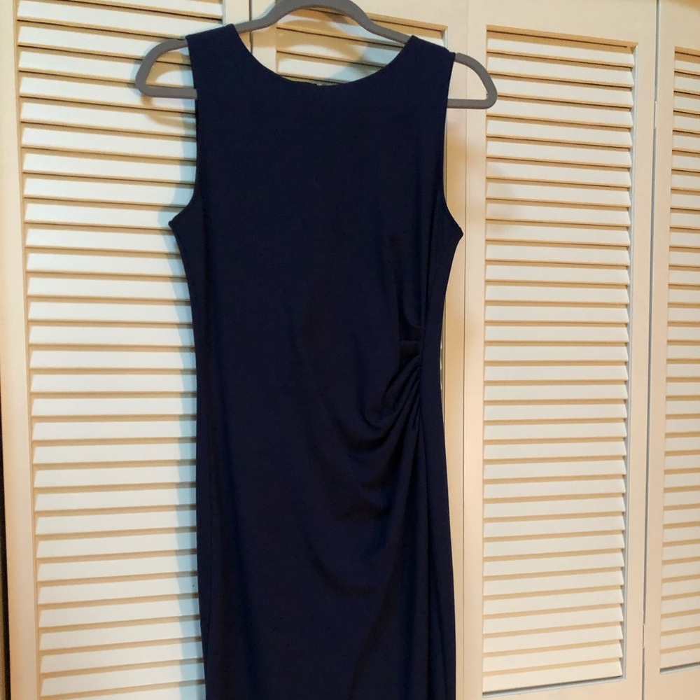 Worn once Kenneth Cole navy blue dress